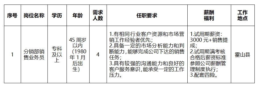 安徽大別山鄉(xiāng)村振興產(chǎn)業(yè)發(fā)展有限公司2025年招聘臨時(shí)工作人員公告（一）